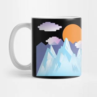 Ice Mountain Sunrise Mug